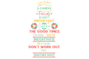 Life is Like a Camera - Quote Color Review