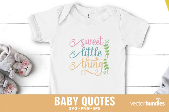 Sweet Little Thing Baby Quote Svg Review