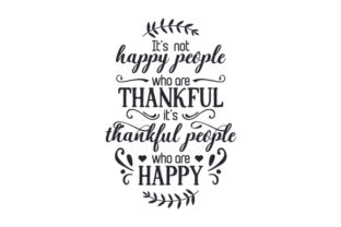 Thankful People Who Are Happy: A Designer's Review