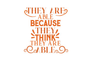 They Are Able Because They Think They Embroidery Review